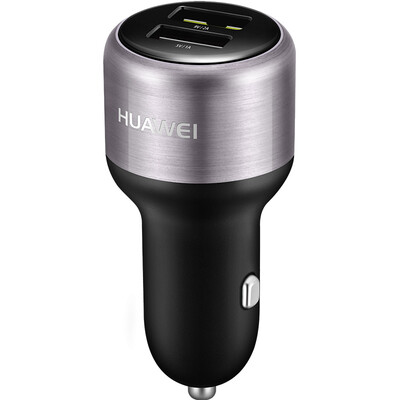 

HUAWEI 9V2A Car phone Fast Charger Dual USB Output Black Applicable to Huawei P20Mate10P10nova3e Series