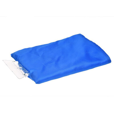 

UpperX Plastic scraper ice scraper with glove hot - blue