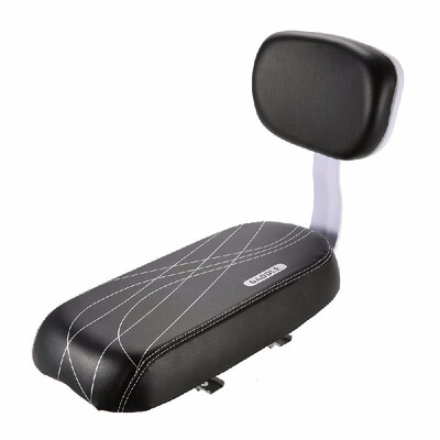 

Bicycle Back Seat Bicycle MTB PU Leather Soft Cushion Rear Rack Seat Children Seat with Back Rest