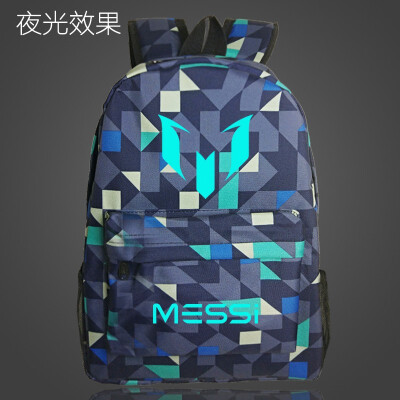 

Student School Backpack Messi Backpacker Teenager Luminous Bags Multicolored Male&Female College Anti-theft Boys School Bag