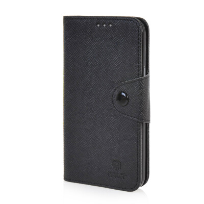 

MOONCASE Cross pattern Leather Wallet Flip Stand Shell Back Case Cover for Samsung Galaxy Grand 3 / Grand Max G7200 Black