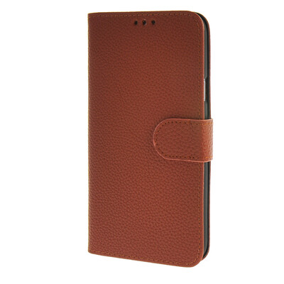 

MOONCASE Samsung Galaxy E7 E700 чехол Лич Слот кожи Кожа карт бумажника сальто Кронштейн задней стороны обложки Браун
