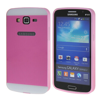 

MOONCASE Galaxy Grand 2 Случай 2 В 1 жесткий бампер вставить обложка чехол для Samsung Galaxy Grand 2 G7106 розовый
