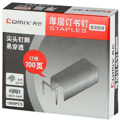 

COMIX steel thick staples can be set 140 pages 1000 cartons 2317 office stationery B3033
