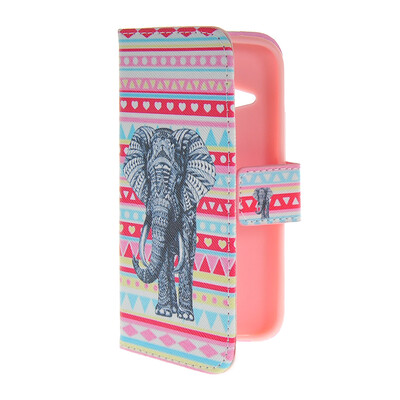 

MOONCASE Pattern Style Leather Side Flip Wallet Card Slot Pouch Stand Shell Back ЧЕХОЛ ДЛЯ HTC One 2 Mini ( M8 Mini )