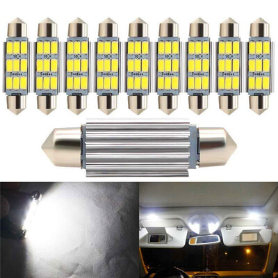 

10pcs headlight LED passenger car ceiling lamp 36mm car interior lamp
