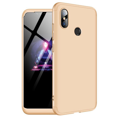 

MOONCASE Three-parts structure design Full Protection Hard Plastic Combination Case for Xiaomi Mi 8 SE Gold