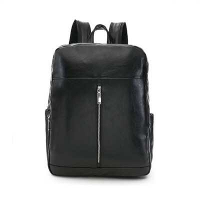 

2018 Spring New Pu Mens Leisure Business Backpack Junior&Senior High School Students Backpack Briefcase