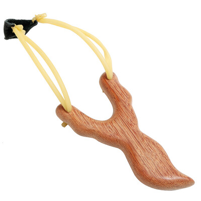 

Mountain cave people outdoor slingshot solid wood leather slings bow nostalgic children toys chicken wings wooden tree branches CM8027