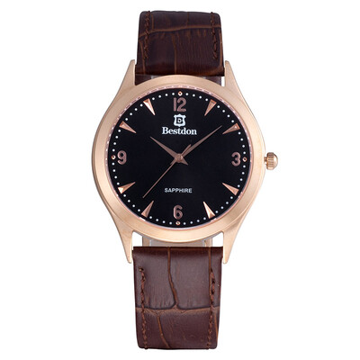 

BESTDON BD98107G Men Fashion Waterproof Quartz Wrist Watch Black Brown