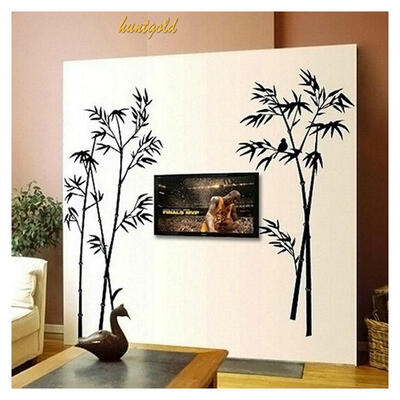 

Delicate Home Decals Bamboo Bird Home Decorative Murals PVC Removable Wall Sticker Living Room Bedroom Decor