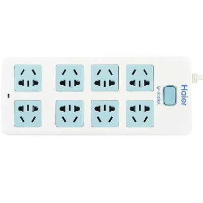

Haier 8-bit 18 m overload protection master switch socket plug plug board SP-B108A-18