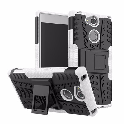 

Goowiiz Phone Case For Sony Xperia XA2XA2 UltraL2 Armor Tire Texture Rugged Protection PCTPU Full Protection