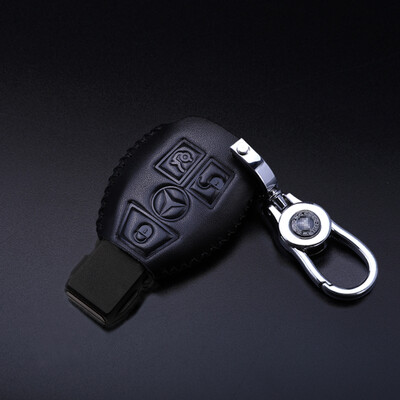 

KING ETING Mercedes Key Case Leather Key Case Car Keychain