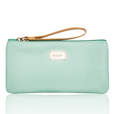 

Leather bag leather handbag bag pencil pocket purse bag holding bag mint milk powder DTB6227