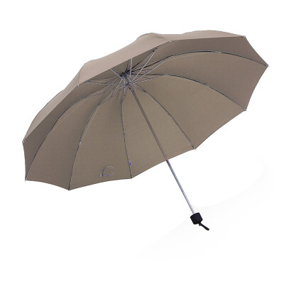 

Paradise umbrella three fold stylish business sun-rain umbrella SH4 camel color large&strong