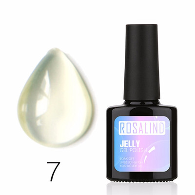 

ROSALIND Gel 1S 10ml Opal Jelly Gel Nail Polish Soak Off Nail Art Nail Polish UV LED Semi Vernis Permanent gel lacquer