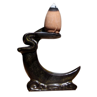 

UpperX New Backflow Ceramic Incense Burner Holder