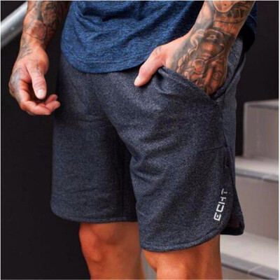 

New Fashion Men Sporting Beaching Shorts Trousers Cotton Bodybuilding Sweatpants Fitness Short Jogger Casual Gyms Men Shorts