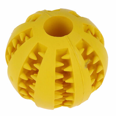 

Cntomlv hot sale Dog Toy Interactive Rubber Balls Pet Dog Cat Puppy ElasticityTeeth Ball Dog Chew Toys Tooth Cleaning Balls