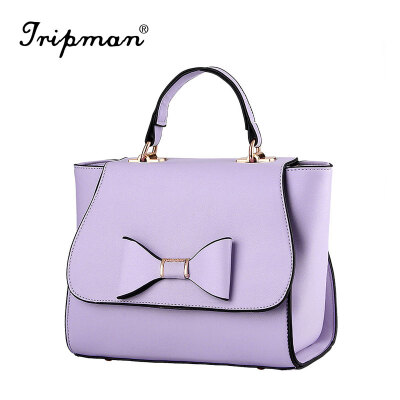 

Tripman High Quality New Fashion Crossbody Bag Designer Woman Handbag Leather Bow Women Messenger Bag Ladies Shoulder Bag for Sale