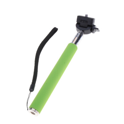 

Green Extendable Monopod Handheld Selfie Stick 7 segment for camera Hot sale