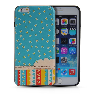 

MOONCASE cute Pattern Soft Flexible Silicone Gel TPU Skin Shell Back Case Cover for Apple iPhone 6 Plus