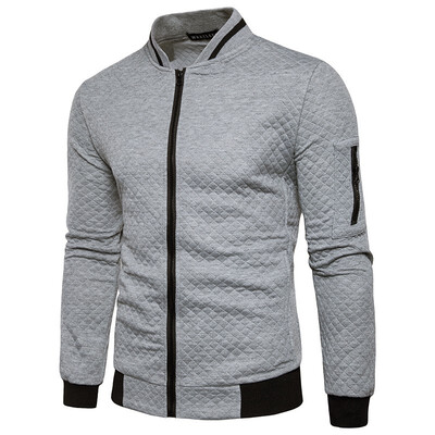 

2018 Autumn&Winter Mens Casual Sweater Zipper Cardigan Baseball Jacket