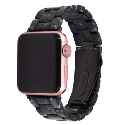 

cozy Resin watchbands for apple watch for iwatch series 123 band 38mm 42mm bracelet fashion female male iwatch Wrist strap