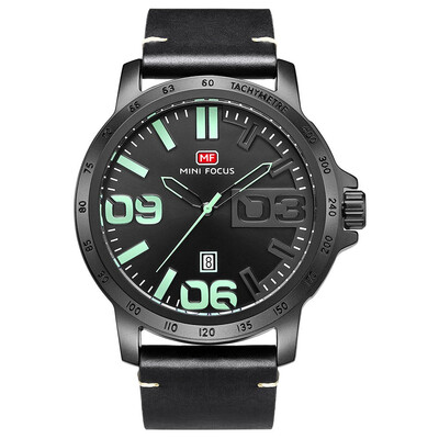 

BOFUTE Male Watches Casual Watch Quartz Watches Japanese Movement Calendar Luminous Waterproof Genuine Leather Strap 0169G