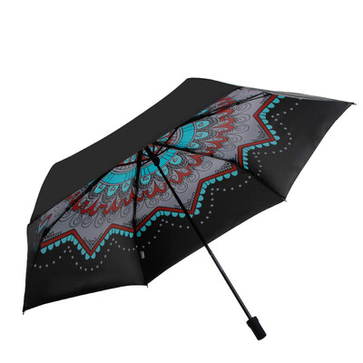 

Heaven umbrella umbrella umbrella folding portable light carbon fiber umbrella bones leopard leopard white white silk black rubber sun umbrella anti-ultraviolet sun umbrella 180g small and light mobile phone umbrella