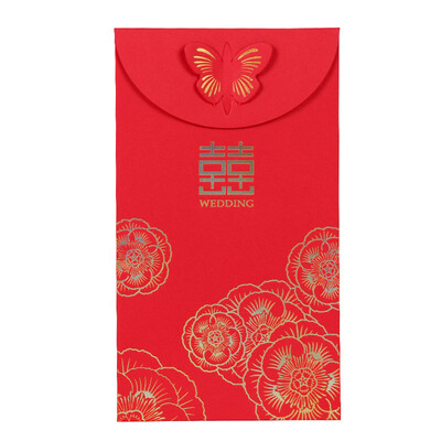 

Extreme space JDKJ wedding red envelope creative Chinese wedding is a wedding wedding hundred yuan red bag wedding supplies Taoyuan butterfly dream 30