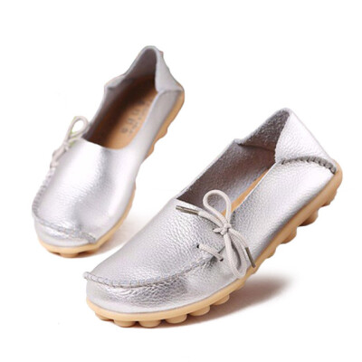 

Soft Leisure Flats Women Leather Shoes Moccasins Mother Loafers Casual Female Driving Ballet Footwear