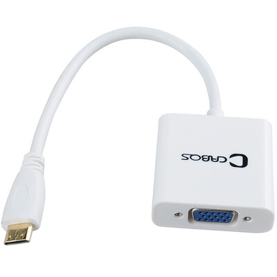 

Ferguson (cabos) F011 MINI HDMI to VGA конвертер высокой четкости hdmi для vga адаптер без аудио мощности белый