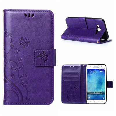 

MOONCASE Flower Pattern Premium Soft PU Leather Case Cover For Samsung Galaxy J5