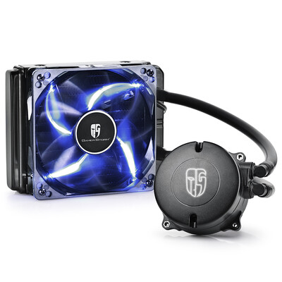 

Эол (Deepcool) элемент воды 120T плеер версии CPU Cooler (мультиплатформенные / волосы синяя / 12см вентилятор / смарт-термостат / предварительно покрытая смазка / водяное охлаждение)