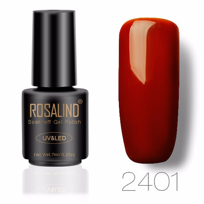 

ROSALIND 7ML Nail Polish Gorgeous Color Nail Gel Polish Vernis Semi Permanent Top Coat Base Coat Gel Nail Varnishes gel lacquer
