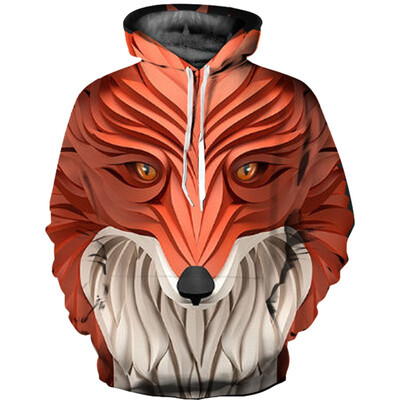 

Mens Hoodie 3D Printed Women Pullover Sweater
