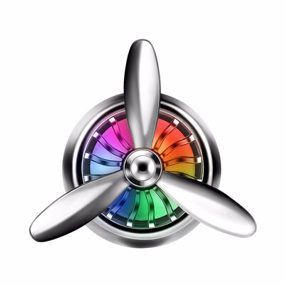

LED Car Air conditioning outlet Perfume DiffuserAir Freshener And Purifiers Air Force II Car Fragrance Diffuser