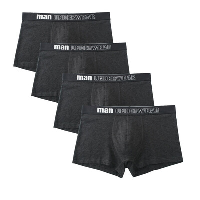 

4Pcslot 2018 New Striped Mens Cotton Boxer Shorts Boxers Underwear Men Brand Underpants Comfortable Breathable Male Panties