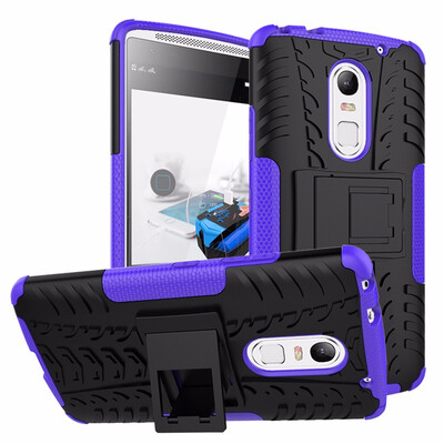 

Goowiiz Phone Case For Lenovo Vibe X3 Armor Tire Texture Rugged Protection PCTPU Full Protection