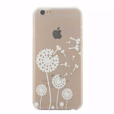 

For iPhone 6 case Clear Elephant Dream Catcher Mandala Flower Colorful Printed Hard Back Cover For Apple iPhone 6 4.7inch