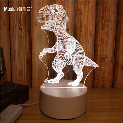 

Creative 3D table lamp than love night lamp Christmas birthday gift three-dimensional plug room bedroom bed simple modern