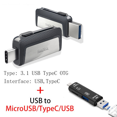 

Sandisk 31 USB TypeC Flash Drive 130MBS 16GB 32GB 64GB 128GB USB31 Dual OTG Pen Drives USB Flash PenDrives for Phone Computer PC