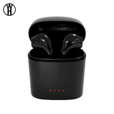 

HBQ I7s TWS Bluetooth V42EDR headphone Stereo Wireless Headset for iPhone xiaomi Flat device Earbud With Charge Box bin earphone