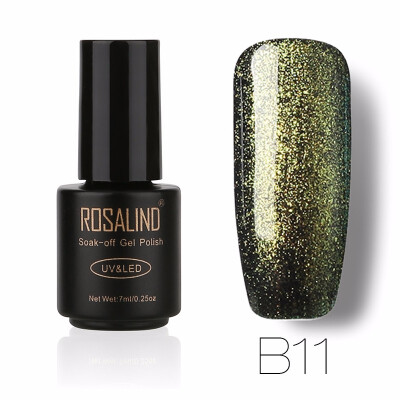 

ROSALIND Gel 1S 7mlL Chameleon Color B01-12 UV LED Glitter Gel Nail Polish Nail Art Chameleon Shimmer Permanent gel lacquer