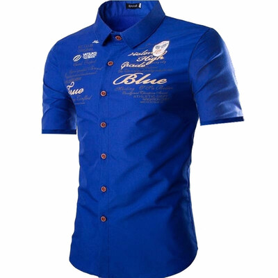 

Mens 100 Cotton Short Sleeve Shirt Easy Care Short Sleeve Shirt