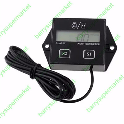 

SP-101 Spark Plugs Engine Digital Tach Hour Meter Tachometer Gauge Counter For Motorcycle Snowmobile