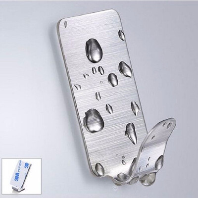 

Cntomlv hot sale Self Adhesive Home Kitchen Wall Door Stainless Steel Holder Hook Hanger