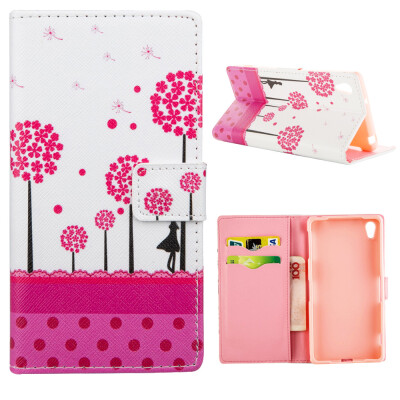 

MOONCASE ЧЕХОЛ ДЛЯ Sony Xperia Z2 Flip PU Leather Fold Wallet Card Slot Kickstand Back [Pattern series] /a01